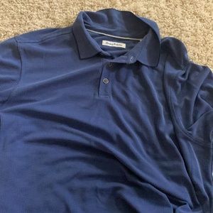 Dark blue tommy bahama dress shirt